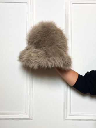 Faux Fur Hat taupe Faux Fur Hat taupe