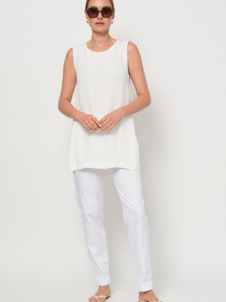 La Salle La Salle Sleeveless Top white La Salle La Salle Sleeveless Top white