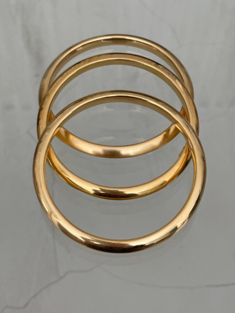 ADORN ADORN Moon Bangle gold high polish ADORN ADORN Moon Bangle gold high polish