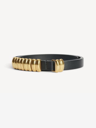 Malene Birger Copy of Malene Birger Zoilo Belt black gold