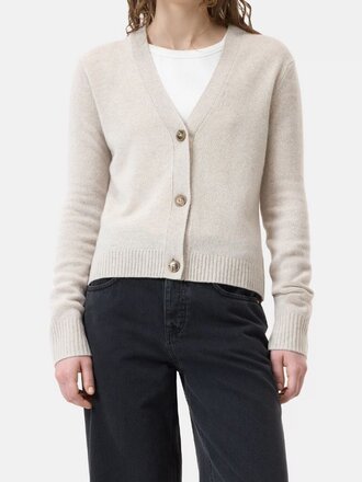 Closed Closed V-neck Cardigan stone beige Closed Closed V-neck Cardigan stone beige