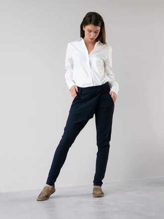 Woman By Earn Woman By Earn Earn Bonded Trousers navy Woman By Earn Woman By Earn Earn Bonded Trousers navy