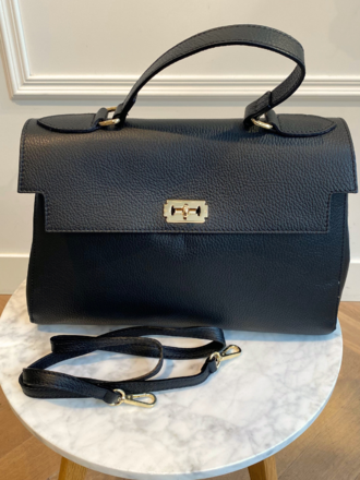 Copy of Gold Buckle bag ecru