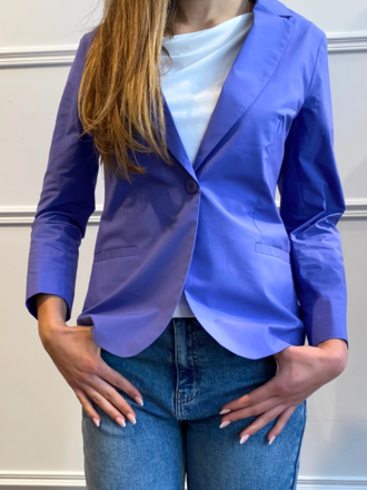 Niù Niù Fitted Jacket light blue Niù Niù Fitted Jacket light blue