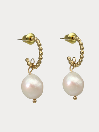 Camps & Camps Camps & Camps Oorringen  Pearl White Camps & Camps Camps & Camps Oorringen  Pearl White