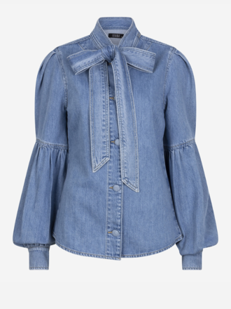 IBANA Ibana Blouse Tolena light demin IBANA Ibana Blouse Tolena light demin