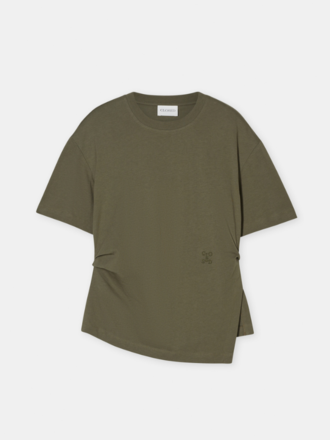 Closed Closed Draped t-shirt forest green Closed Closed Draped t-shirt forest green