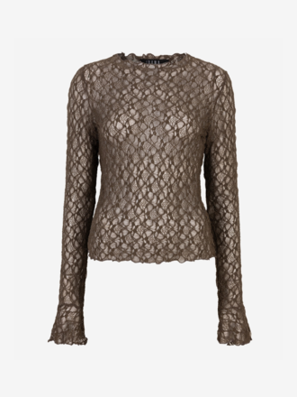 IBANA Ibana Taola Lace Top coffee bean IBANA Ibana Taola Lace Top coffee bean