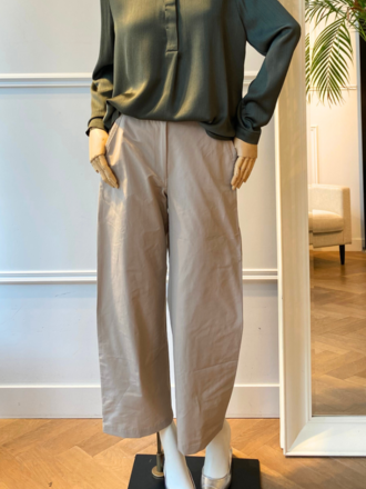 La Salle La Salle Wide Trousers sand La Salle La Salle Wide Trousers sand