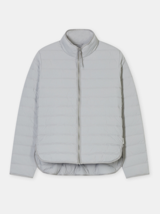 Closed Closed Quilted Zip Jacket mud grey Closed Closed Quilted Zip Jacket mud grey