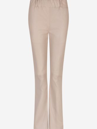 IBANA Ibana Pienna Leren Broek sandstone IBANA Ibana Pienna Leren Broek sandstone