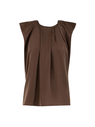 Coster Copenhagen Coster Copenhagen Draped top Warm brown Coster Copenhagen Coster Copenhagen Draped top Warm brown