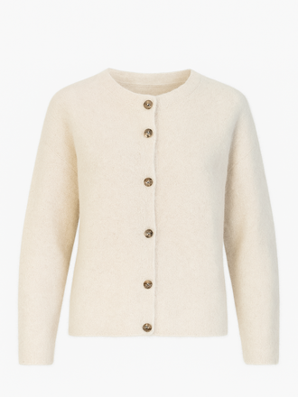 La Salle La Salle Boxy Cardigan ecru La Salle La Salle Boxy Cardigan ecru