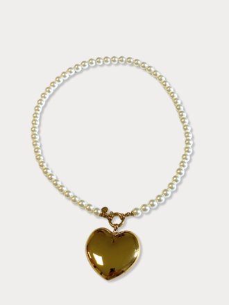 Parelketting hart groot Parelketting hart groot