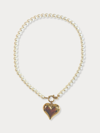 Parelketting klein hart Parelketting klein hart
