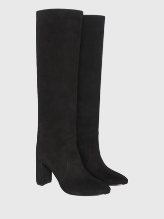 Janice Janice Roman Hoog Suede Laars zwart Janice Janice Roman Hoog Suede Laars zwart