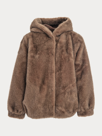 Pride To Be Pride To Be Hovy New Mink Fake Fur Jacket moka Pride To Be Pride To Be Hovy New Mink Fake Fur Jacket moka