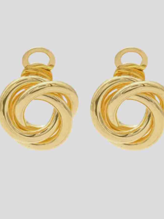 ADORN ADORN Big DropKnot Earring gold high polish ADORN ADORN Big DropKnot Earring gold high polish