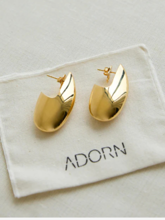 ADORN ADORN Drop Earring gold high polish ADORN ADORN Drop Earring gold high polish