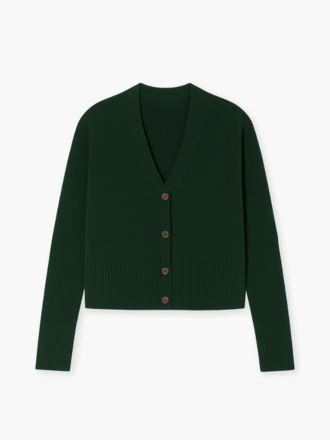 Closed Closed V neck cardigan forest green Closed Closed V neck cardigan forest green