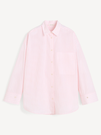 Malene Birger Malene Birger Derris Blouse Chalk Stripe pink Malene Birger Malene Birger Derris Blouse Chalk Stripe pink