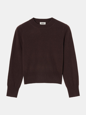 Zenggi Amsterdam Zenggi Amsterdam Cash Round Neck Pull dark brown Zenggi Amsterdam Zenggi Amsterdam Cash Round Neck Pull dark brown