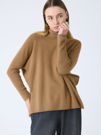 Absolut Cashmere Absolut Cashmere Clara Kol Trui mocha Absolut Cashmere Absolut Cashmere Clara Kol Trui mocha