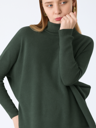 Absolut Cashmere Absolut Cashmere Clara Kol Trui forest Absolut Cashmere Absolut Cashmere Clara Kol Trui forest