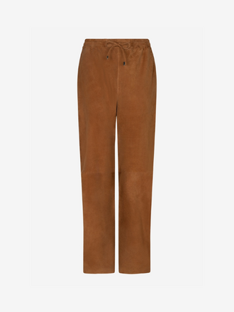 IBANA Ibana Panna Suede Broek cashew brown IBANA Ibana Panna Suede Broek cashew brown