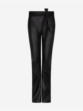 IBANA Ibana Pianna Leren Broek black IBANA Ibana Pianna Leren Broek black
