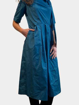 Niù Niù Pleated Dress with Bow bonsai Niù Niù Pleated Dress with Bow bonsai