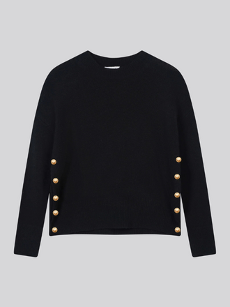 Majestic Filatures Majestic Filatures Ronde Hals Trui black Majestic Filatures Majestic Filatures Ronde Hals Trui black