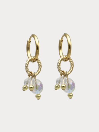 Camps & Camps Camps & Camps Oorbellen Dangling Crystal Bal