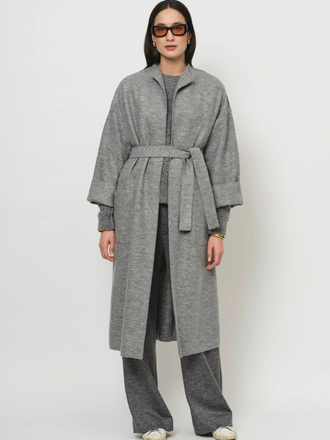 La Salle La Salle Long Jacket grey