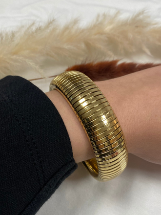 Gouden Stretch Armband Large