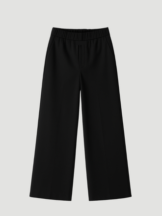 La Salle La Salle Straight Leg Pants black
