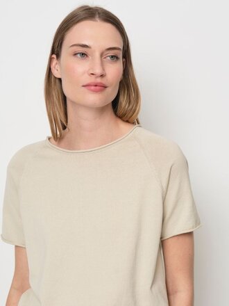 La Salle La Salle Boat Neck Sweater sand