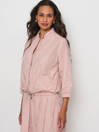 La Salle La Salle Bomber Jacket mauve