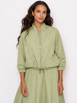 La Salle La Salle Bomber Jacket sage