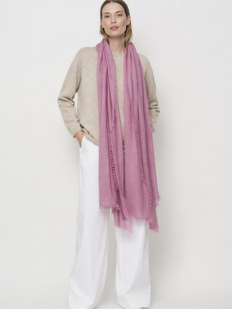 La Salle La Salle Cashmere Scarf mauve