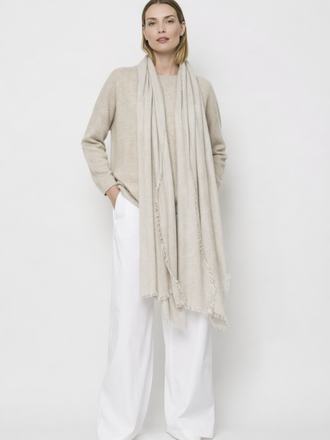 La Salle La Salle Cashmere Scarf sand