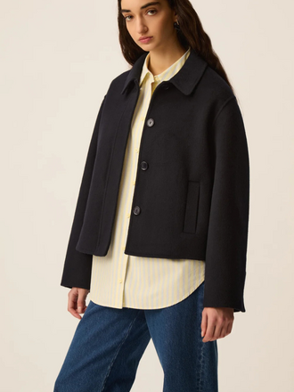 Des Petits Hauts Des Petits Hauts Yseult Wollen Jasje marine