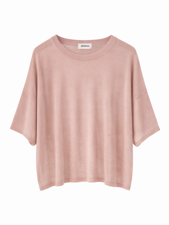 Zenggi Amsterdam Zenggi Amsterdam Summer Merino Dawson Top powder pink