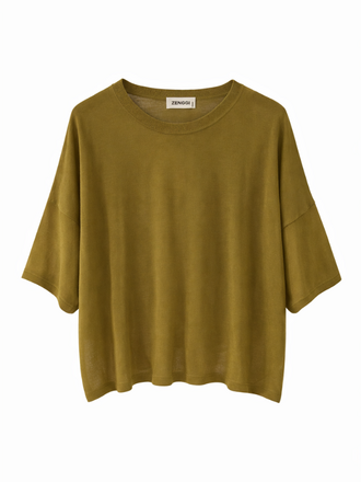 Zenggi Amsterdam Zenggi Amsterdam Summer Merino Dawson Top fern green