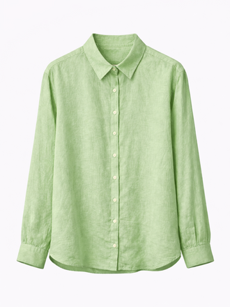 0039 Italy 0039 Italy Mira Linnen Blouse lime