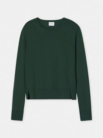 Closed Crew Neck Longsleeve royal green
