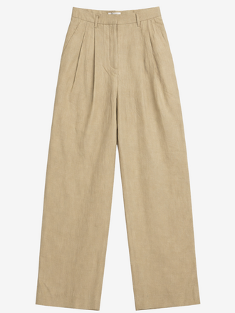 Zenggi Amsterdam Zenggi Amsterdam Light Linen Mix Jade Pants desert