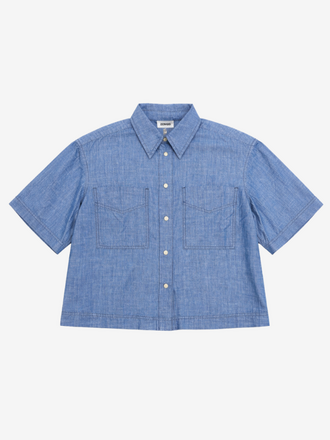 Zenggi Amsterdam Zenggi Amsterdam Denim Chambray Shirt mid blue