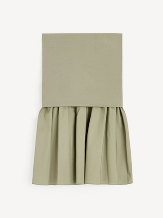 Malene Birger Malene Birger Marcia Korte Jurk deep lichen green