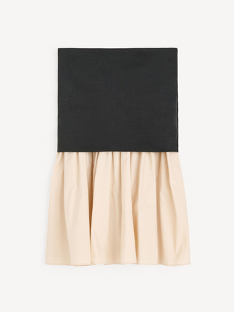 Malene Birger Malene Birger Marcia Korte Jurk oyster grey